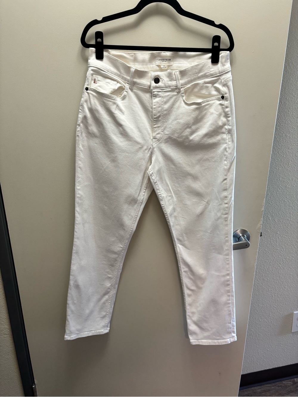 Lafayette 148 New York Women's White Skinny Jeans